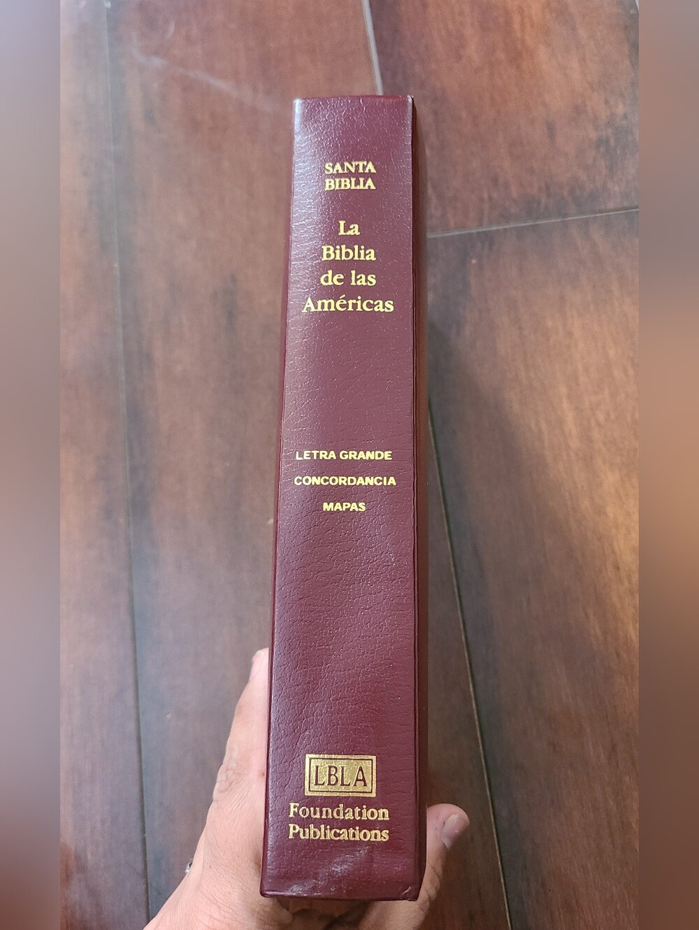 Santa Biblia La Biblia de las Américas Letra Grande Concordancia Mapas faux le..
